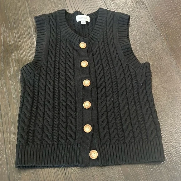 Evereve Davina Cable Vest, S - Picture 2 of 4